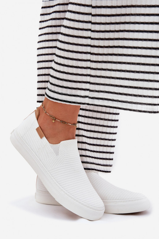 Chaussures de loisirs Slip-On Big Star RR274717 couleur blanche