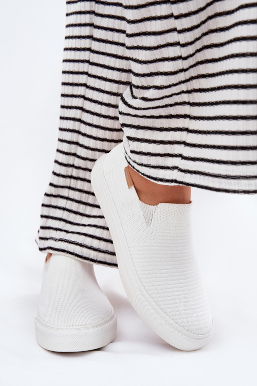 Chaussures de loisirs Slip-On Big Star RR274717 couleur blanche