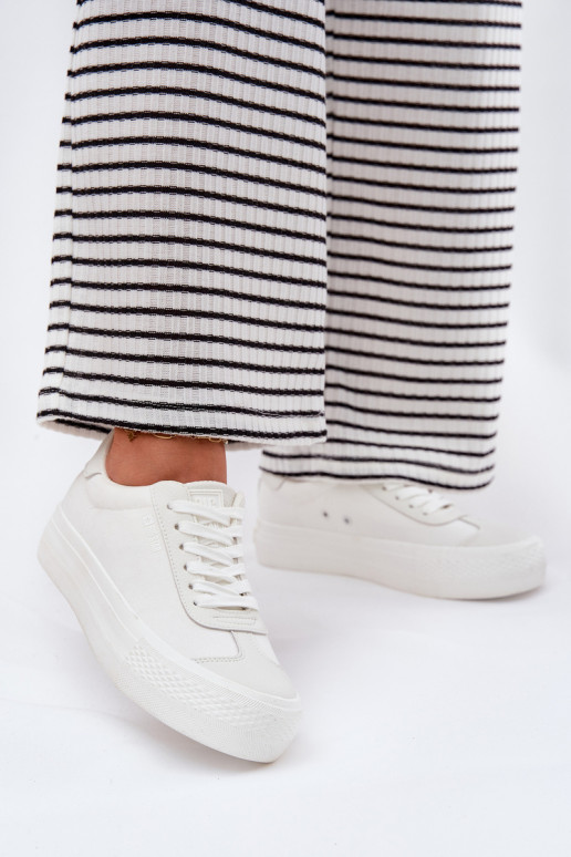 Chaussures de loisirs avec une plateforme Big Star RR274337 couleur blanche