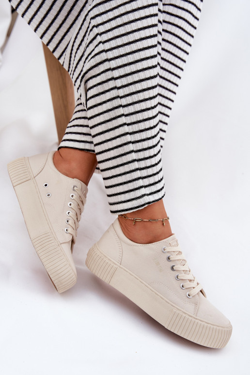 Freizeitschuhe Big Star RR274407 Beige  Freizeitschuhe Big Star RR274407 Beige