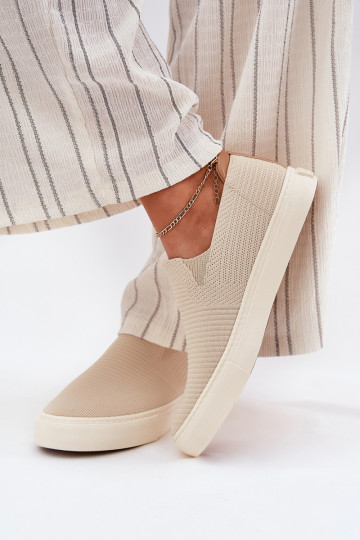 Chaussures de loisirs Slip-On Big Star RR274721 beige
