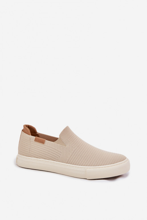 Vrijetijdsschoenen Slip-On Big Star RR274721 beige
