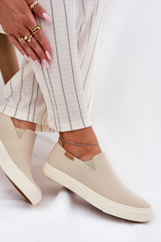 Chaussures de loisirs Slip-On Big Star RR274721 beige