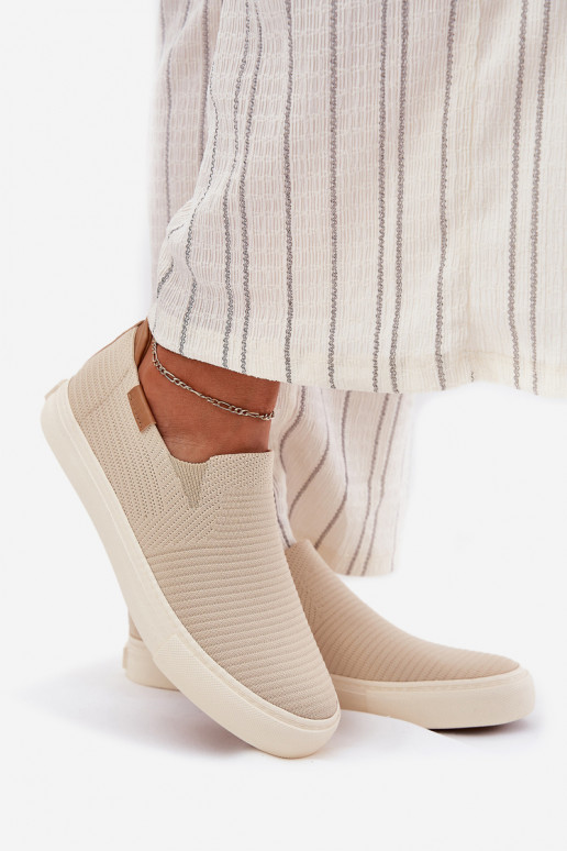 Chaussures de loisirs Slip-On Big Star RR274721 beige