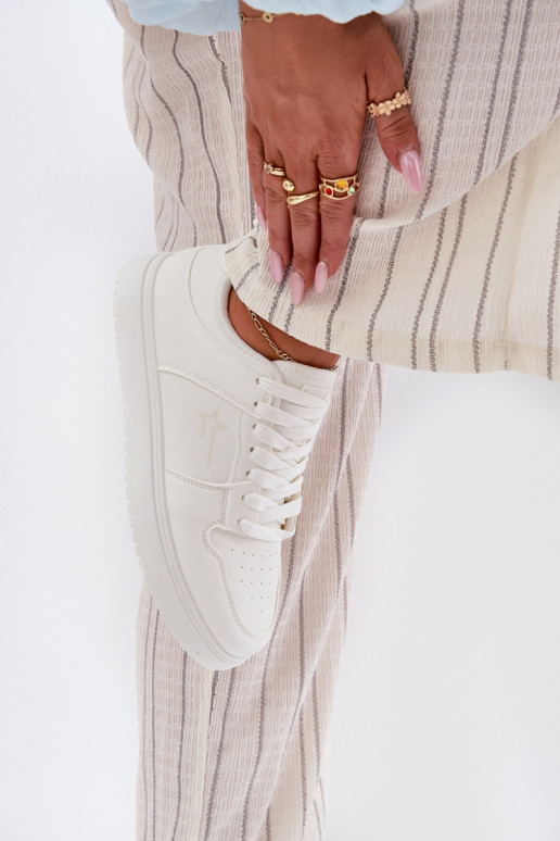 Chaussures modèle baskets Féminin Big Star RR274A241 HI-POLY SYSTEM couleur blanche