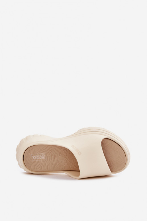 LichtgeInicht pantoffels Damespantoffels Big Star RR274A579 beige LichtgeInicht pantoffels Damespantoffels Big Star RR274A579 beige