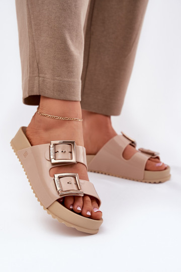 Féminin Chaussons Doucement Parfumé ZAXY NN285092 beige