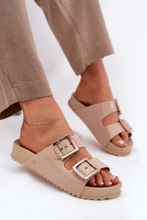 Féminin Chaussons Doucement Parfumé ZAXY NN285092 beige