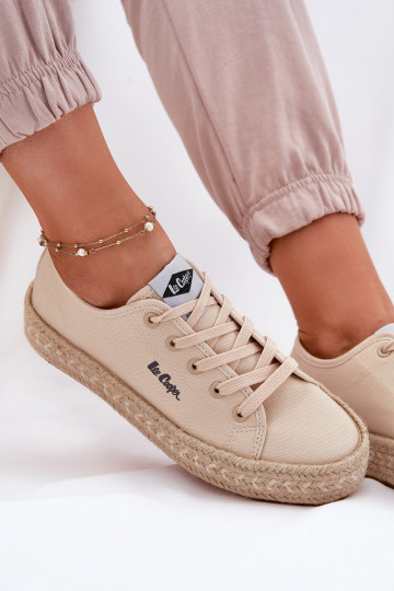 Vrijetijdsschoenen Met Vlecht Lee Cooper LCIN-25-44-3215 beige 2