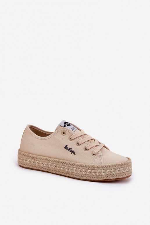 Freizeitschuhe Mit Zopf Lee Cooper LCIN-25-44-3215 Beige