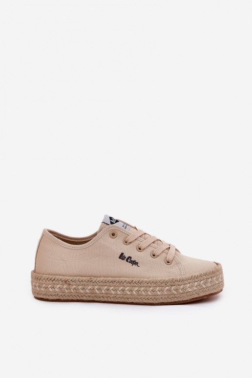 Vrijetijdsschoenen Met Vlecht Lee Cooper LCIN-25-44-3215 beige