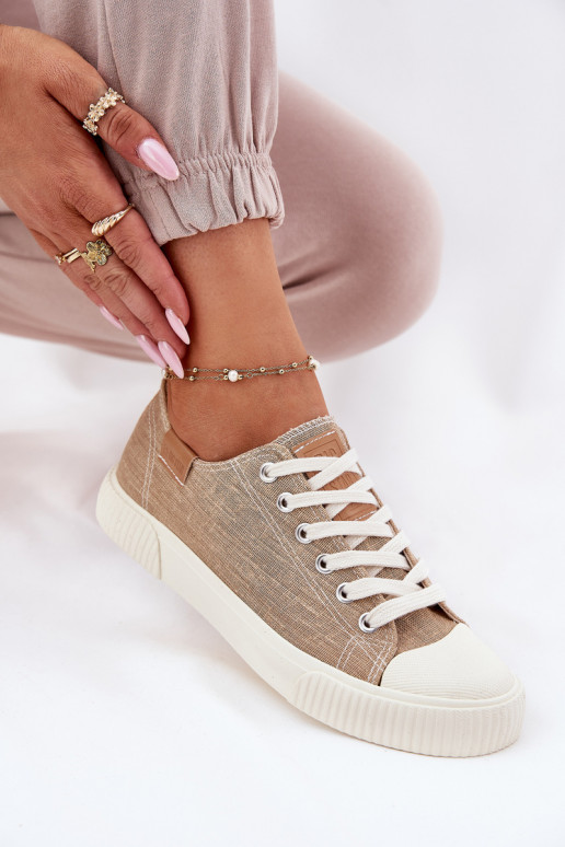 materiaal Vrijetijdsschoenen Big Star RR274795 beige