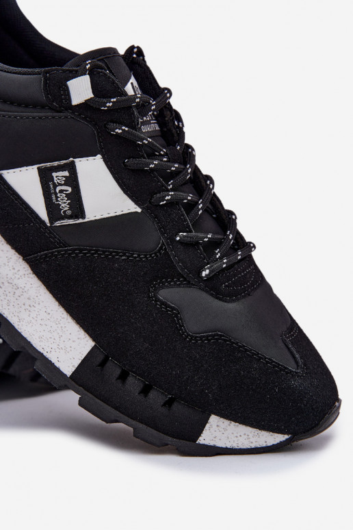 Chaussures modèle baskets Mâle avec une plateforme Lee Cooper LCJ-25-03-3378M couleur noire