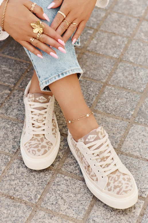 Laag Vrijetijdsschoenen met luipaardbontpatronen Lee Cooper LCIN-25-02-3330L beige Laag Vrijetijdsschoenen met luipaardbontpatronen Lee Cooper LCIN-25-02-3330L beige