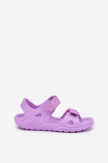 Pantoufles légères des sandales Puéril Big Star RR374516 Couleur violette 2