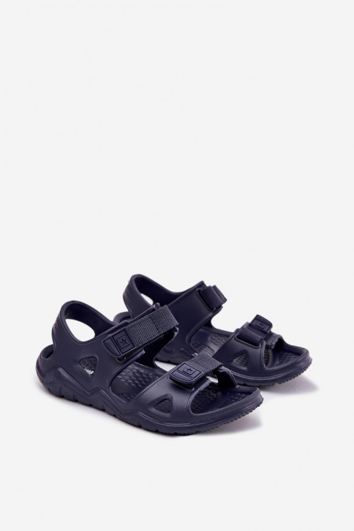 Leichte Hausschuhe Sandalen Kindisch Big Star RR374512 Dunkelblau