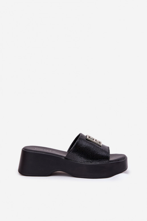 Leren pantoffels Dames met ornamenten Vinceza 79526 zInart Leren pantoffels Dames met ornamenten Vinceza 79526 zInart