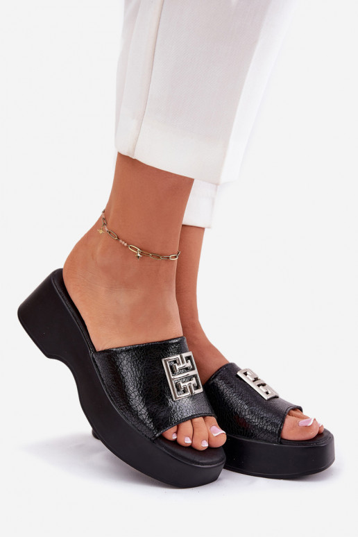 Leren pantoffels Dames met ornamenten Vinceza 79526 zInart Leren pantoffels Dames met ornamenten Vinceza 79526 zInart