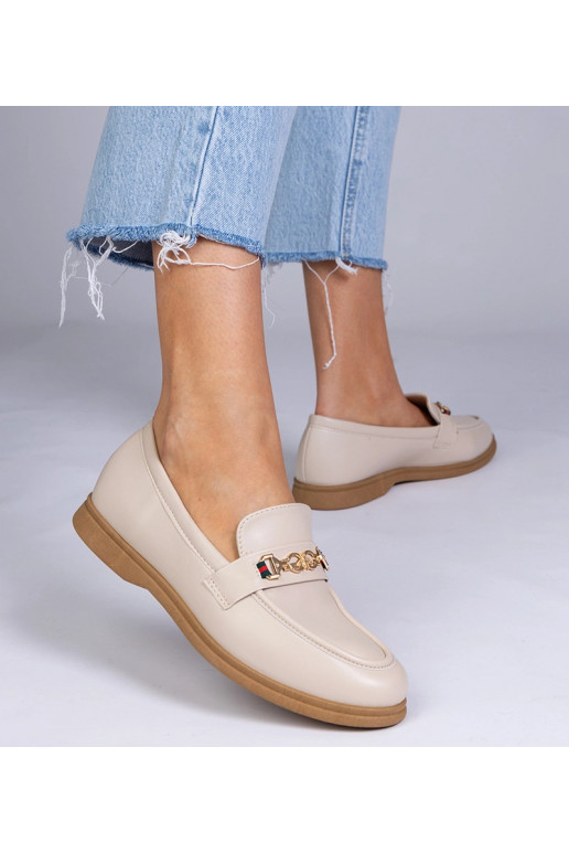 Mocassins couleur sable avec...