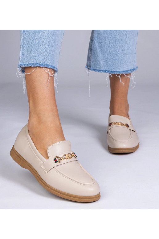 Mocassins couleur sable avec...