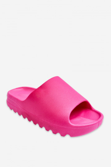 Modische Hausschuhe mit einer Plattform pinke Farbe Estella 2