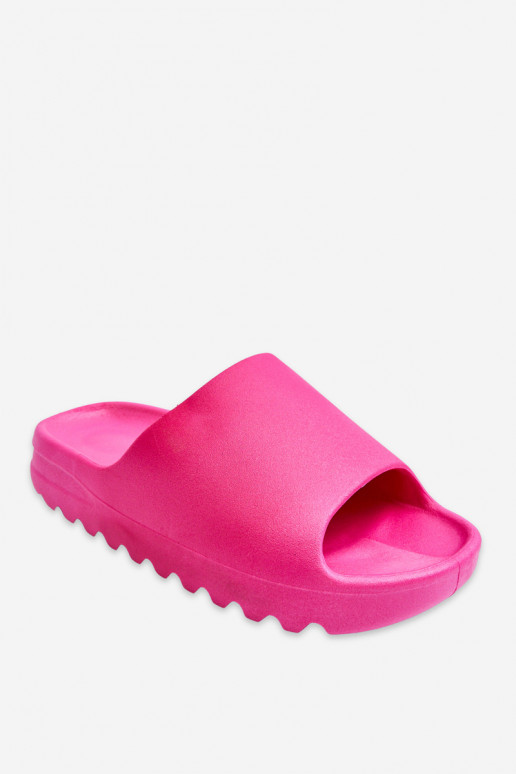 Modische Hausschuhe mit einer Plattform pinke Farbe Estella Modische Hausschuhe mit einer Plattform pinke Farbe Estella