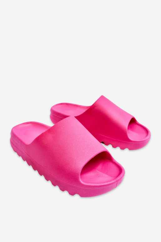Pantoufles à la mode avec une plateforme couleur rose Estella Pantoufles à la mode avec une plateforme couleur rose Estella