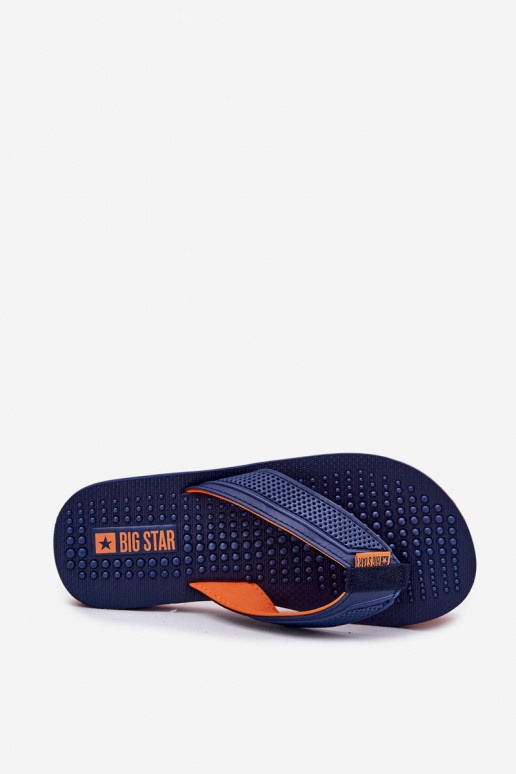 Het heeftnnen Slippers Slippers Big Star RR174437 donkerblauIn Het heeftnnen Slippers Slippers Big Star RR174437 donkerblauIn