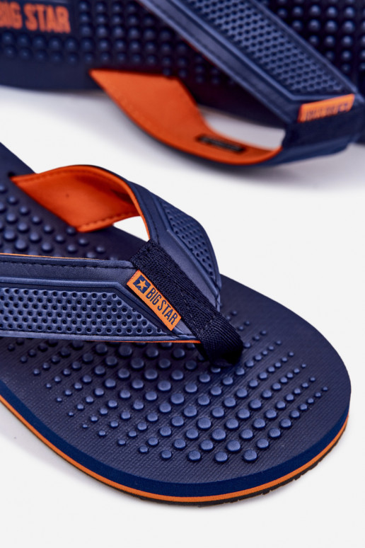 Het heeftnnen Slippers Slippers Big Star RR174437 donkerblauIn Het heeftnnen Slippers Slippers Big Star RR174437 donkerblauIn