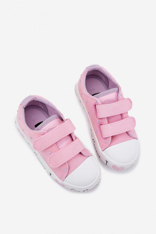 vrijetijdsschoenen Kinderen met zelfklevende bevestigingsmiddelen Lee Cooper LCIN-25-02-3265K roze