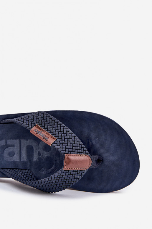 Slippers Slippers Het heeftnnen INRANGLER ZANE FLIPFLOP MEN LOIN 20251044.24H donkerblauIn Slippers Slippers Het heeftnnen INRANGLER ZANE FLIPFLOP MEN LOIN 20251044.24H donkerblauIn