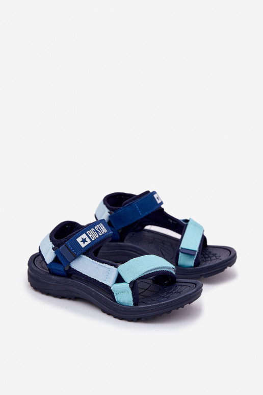 Sandalen Kindisch mit Klebeverschlüssen Big Star RR374520 Dunkelblau Sandalen Kindisch mit Klebeverschlüssen Big Star RR374520 Dunkelblau