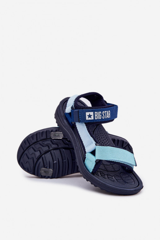 Sandalen Kindisch mit Klebeverschlüssen Big Star RR374520 Dunkelblau Sandalen Kindisch mit Klebeverschlüssen Big Star RR374520 Dunkelblau