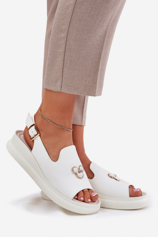 Dames sandalen Dames met ornamenten Vinceza 66757 Initte kleur