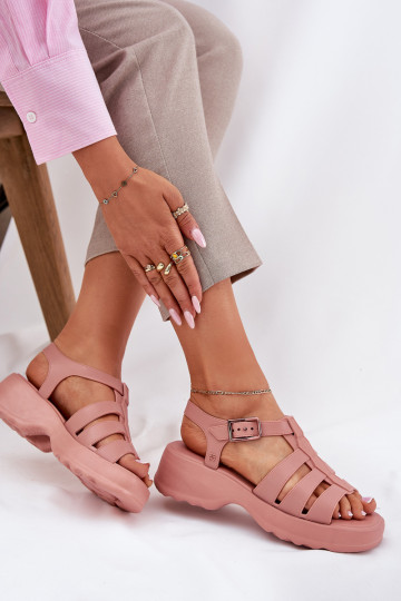 Damensandalen Duftend ZAXY RR285116 pinke Farbe