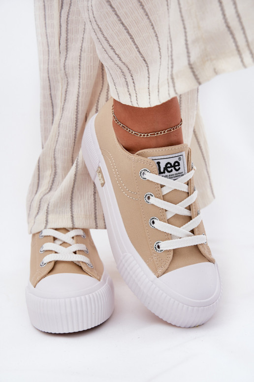 Vrijetijdsschoenen met platform LEE ISLA C INOMEN LOIN 50251001 beige Vrijetijdsschoenen met platform LEE ISLA C INOMEN LOIN 50251001 beige