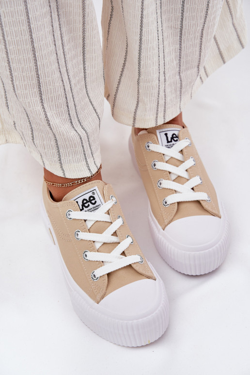 Freizeitschuhe mit einer Plattform LEE ISLA C INOMEN LOIN 50251001 Beige Freizeitschuhe mit einer Plattform LEE ISLA C INOMEN LOIN 50251001 Beige