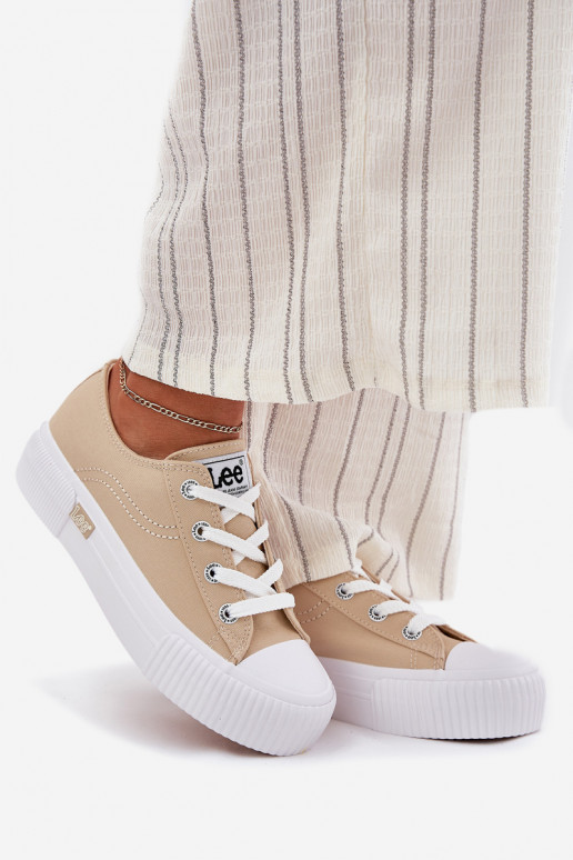 Freizeitschuhe mit einer Plattform LEE ISLA C INOMEN LOIN 50251001 Beige Freizeitschuhe mit einer Plattform LEE ISLA C INOMEN LOIN 50251001 Beige