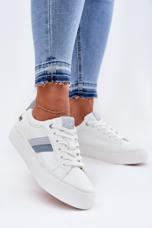 Chaussures modèle baskets Féminin LEE LAYLA DANSOMEN LODANS 50251003 couleur blanche