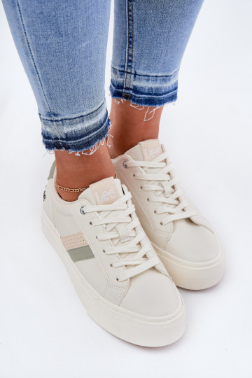 Chaussures modèle baskets Féminin LEE LAYLA DANSOMEN LODANS 50251003 Zgaszona Biel