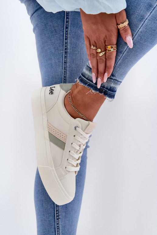 Chaussures modèle baskets Féminin LEE LAYLA DANSOMEN LODANS 50251003 Zgaszona Biel