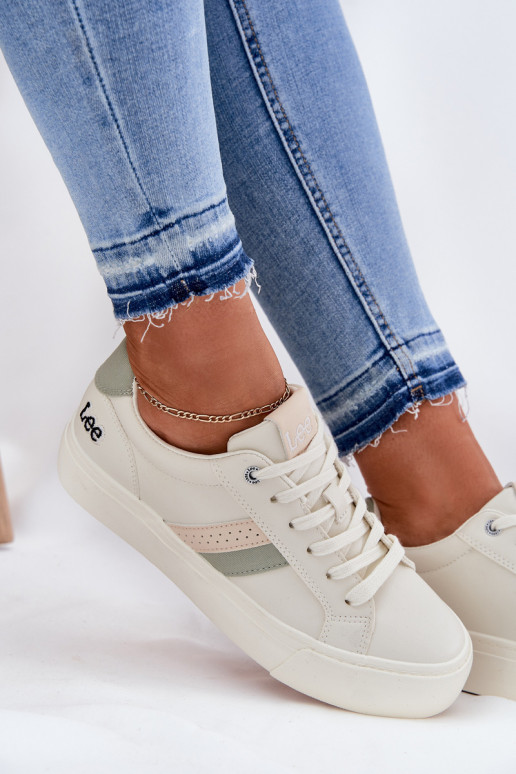 Chaussures modèle baskets Féminin LEE LAYLA DANSOMEN LODANS 50251003 Zgaszona Biel