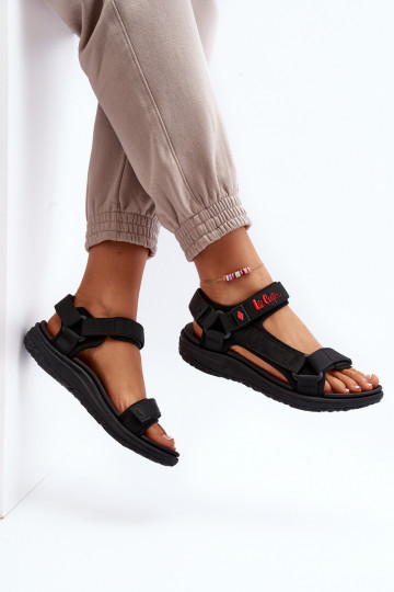 Damensandalen Lee Cooper LCIN-24-34-2615 schZuarze Farbe 2