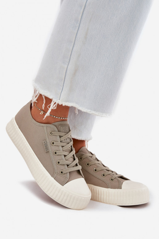 materiaal Vrijetijdsschoenen met platform Big Star RR274779 grijs