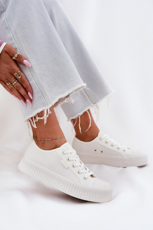  Chaussures de loisirs avec une plateforme Big Star RR274776 couleur blanche