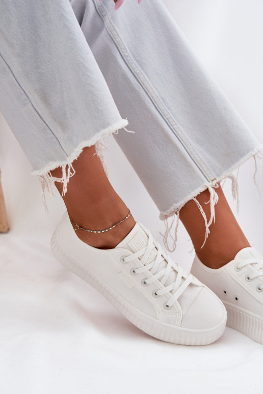  Chaussures de loisirs avec une plateforme Big Star RR274776 couleur blanche
