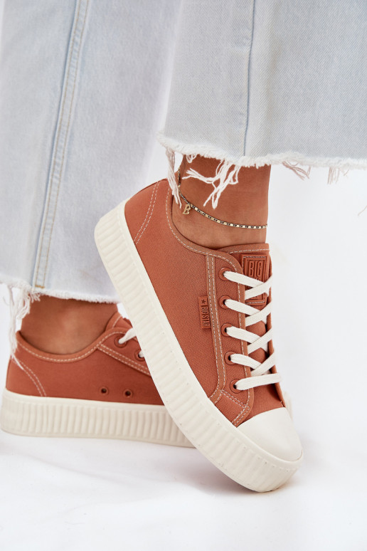 materiaal Vrijetijdsschoenen met platform Big Star RR274778 oranje