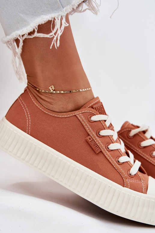 materiaal Vrijetijdsschoenen met platform Big Star RR274778 oranje