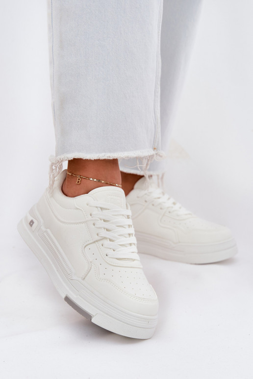 Faible Chaussures modèle baskets Féminin Big Star RR274A310 HI-POLY SYSTEM couleur blanche