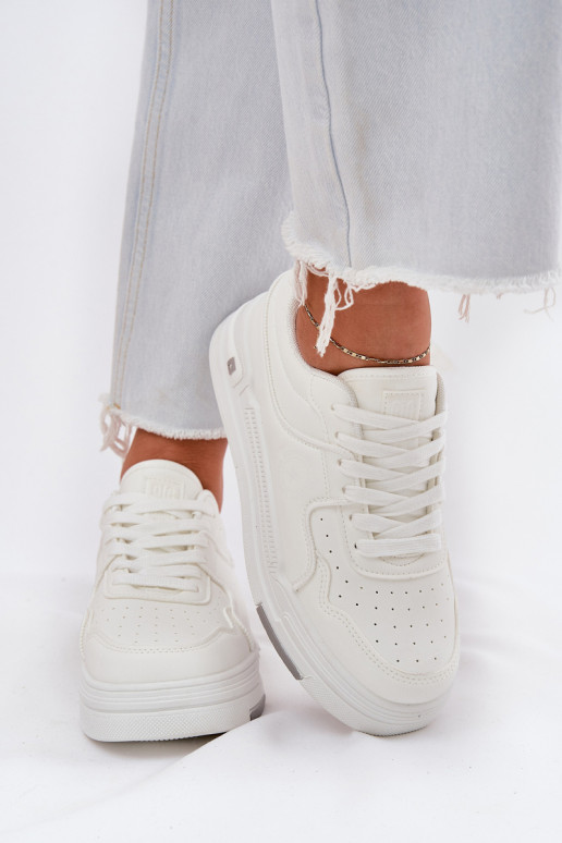 Faible Chaussures modèle baskets Féminin Big Star RR274A310 HI-POLY SYSTEM couleur blanche